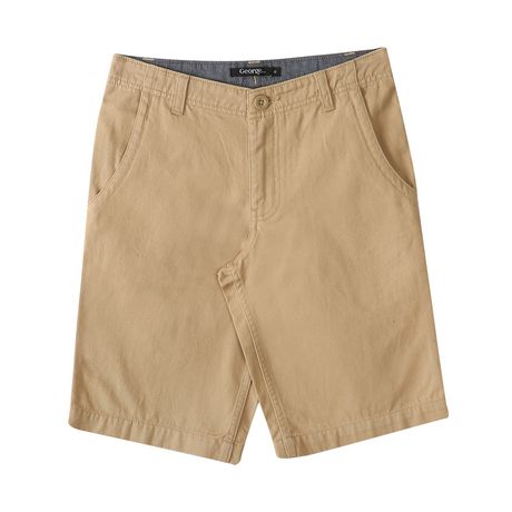 George Boys' Zip Fly Chino Shorts | Walmart Canada