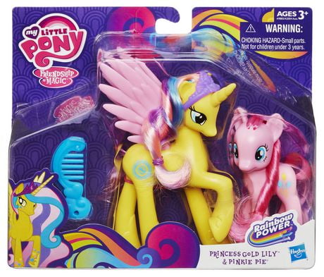 My Little Pony Princess Gold Lily and Pinkie Pie Figures | Walmart Canada