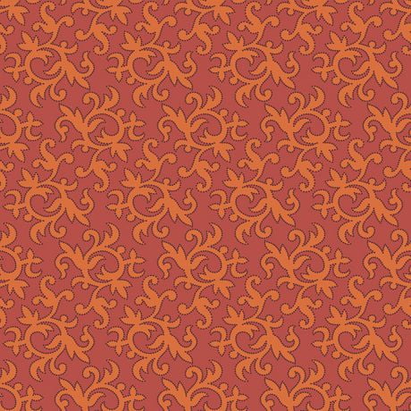 Blue Mountain Wallcoverings Tiffany Sidewall Orange Wallpaper | Walmart ...