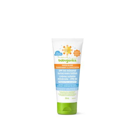 Babyganics Sheer Blend Sunscreen Lotion, 89 mL