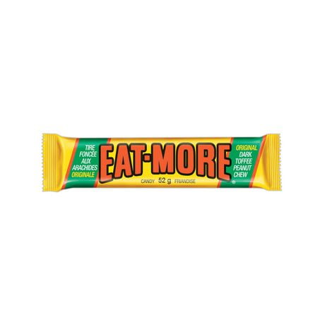 EAT-MORE Original Toffee Peanut Chew, 52 g