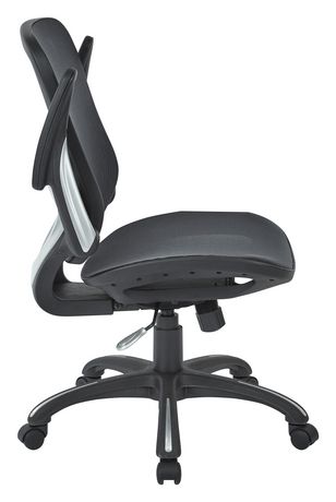 Mesh Mid Back Black Manager’s Chair with Flip Arms | Walmart Canada
