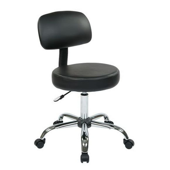 Drafting Stool with Vinyl Seat and Back