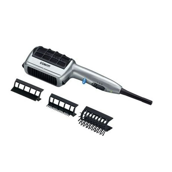 Hype Hair by Conair 1875W Ionic Dual Voltage Hatchet Dryer with Detangling, Styling and Thermal Brush