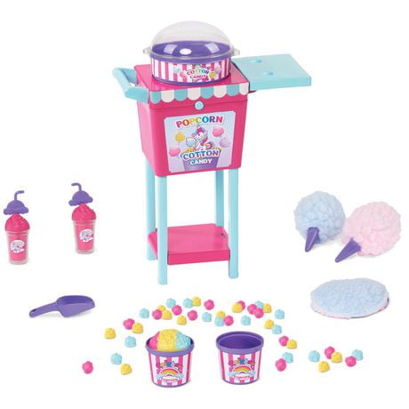My Life As 52-Piece Cotton Candy and Popcorn Machine for 18-Inch Dolls, For children aged 5 and up