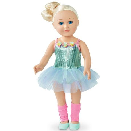My Life As Estella Posable 18-Inch Doll, Blonde Hair, Blue Eyes, For children aged 5 and up.