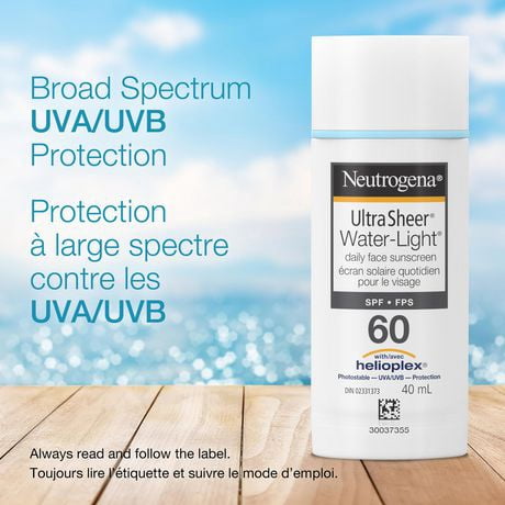neutrogena ultra sheer water light sunscreen