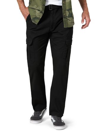 Mens Wrangler Casuals Pleated Front Relaxed Fit Pants
