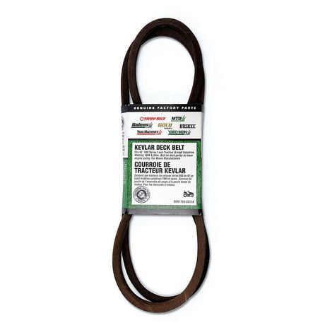 MTD Replacement 42-inch Lawn Tractor Deck Drive Belt - Walmart.ca