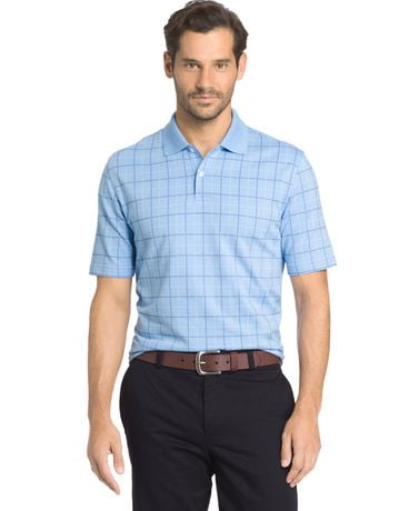 arrow windowpane polo shirt