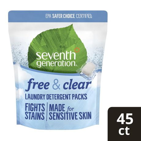 Seventh Generation Free & Clear Laundry Detergent Packs