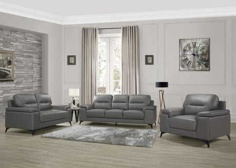 Topline Home Furnishings Dark Grey Leather Sofa Canada Topline Home Furnishings Dark Grey, Dark Grey Leather Sofa Set