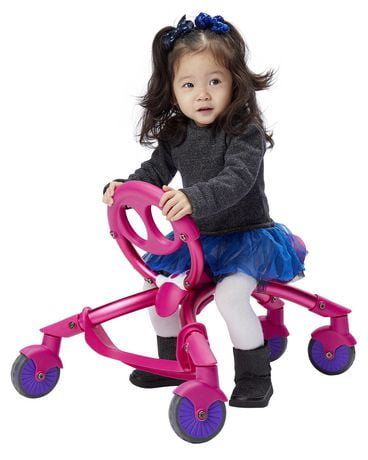 Ybike Pewi Trotteur Poussette Jouet A Enfourcher Pour Enfant Rose Walmart Canada