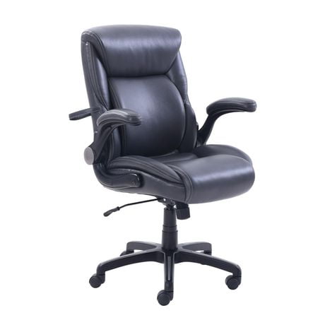 Serta Air Lumbar Bonded Leather Manager Office Chair