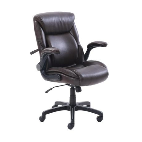 brown serta office chair