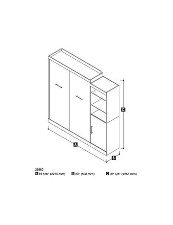 Bestar Nebula 90 Queen Wall Bed Kit In White Canada - Nebula 90 Queen Wall Bed Kit Bestar Nebula 90 Queen Wall Bed Kit In White Canada - Nebula 90 Queen Wall Bed Kit