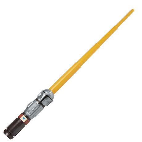 Star Wars Lightsabler Squad, Sabre laser The Mandalorian à lame orange extensible, jouet de déguisement, pour enfants, dès 4 ans