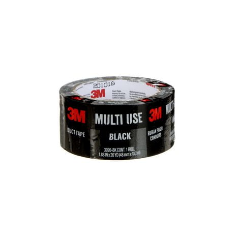 3M™ Duct Tape Black 3920-BK-6C, 1.88 in x 20 yd