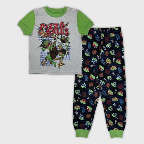 Teenage Mutant Ninja Turtles Ensemble pyjama 2 pièces pour garçon Tailles TP à G