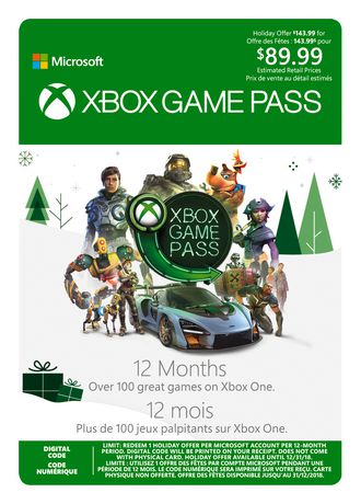 Regeneratief definitief veer 12 Month Xbox Game Pass Promo [Download] | Walmart Canada