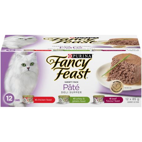 Fancy Feast Deli Supper Pate Variety Pack, Wet Cat Food 12 X 85g, 12 X 85g