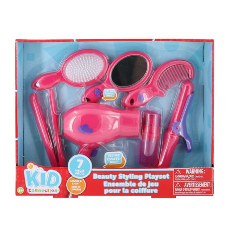 Kid Connection Beauty Styling Playset 33737 7 PCS Pretend Play