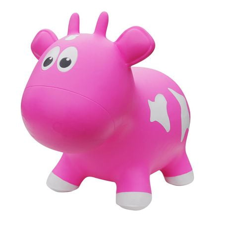 Farm Hoppers Animal Bouncers Cow, Pink