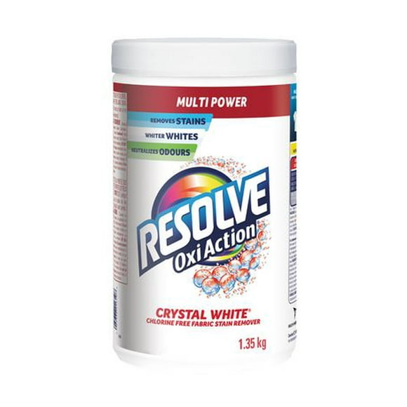 Resolve, Multi Power, Oxi-Action, Amazing Stain Remover, In-Wash Powder, Whites, 1.35kg, 1.35kg