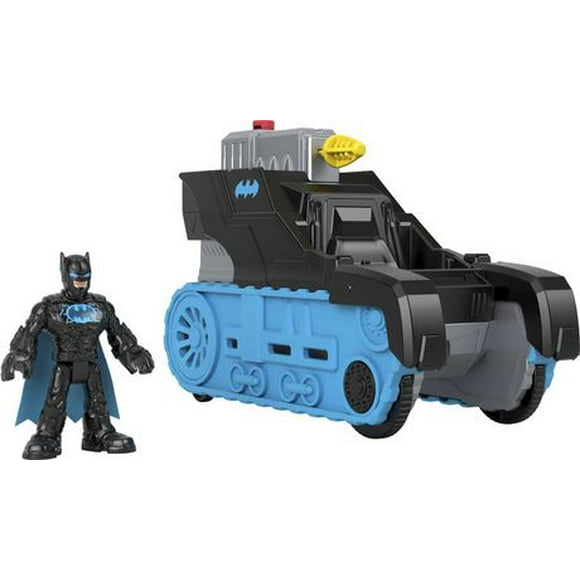 Fisher-Price Tank Bat-Tech Imaginext DC Super Friends de Fisher-Price, véhicule à pousser avec figurine Batman Âges 3-8