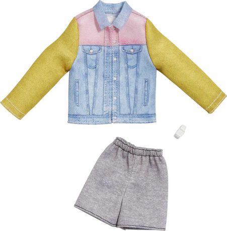 Barbie Fashions Pack: Ken Doll Clothes, Denim Jacket, Shorts