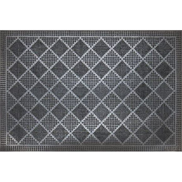 Diamond Pin 18-inch x 30-inch Black Heavy Duty Rubber Floormat, Mainstays 18-inch x 30-inch Rubber Floormat