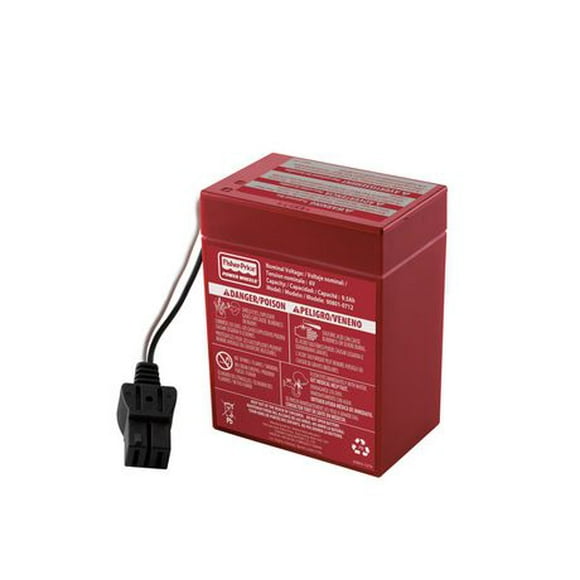 Power Wheels 6-volt Rechargeable Replacement Battery