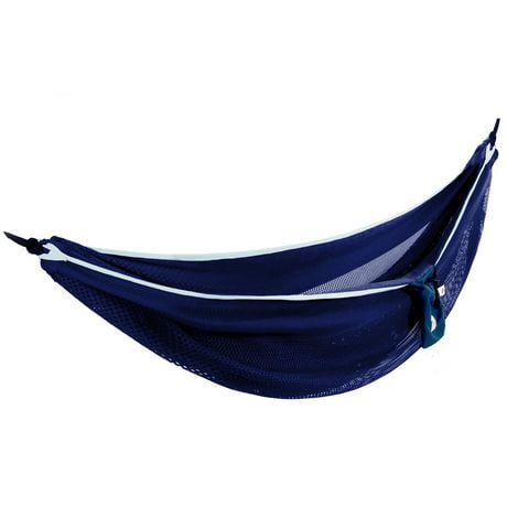 Vivere Double Polyester Mesh Hammock Blue 2