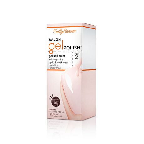 Salon Gel Polish™ Gel Nail Colour, Salon results in 3 steps, vibrant color, chip-resistant, up to two weeks of beautiful wear, At home gel mani