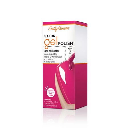 Salon Gel Polish™ Gel Nail Colour, Salon results in 3 steps, vibrant color, chip-resistant, up to two weeks of beautiful wear, At home gel mani