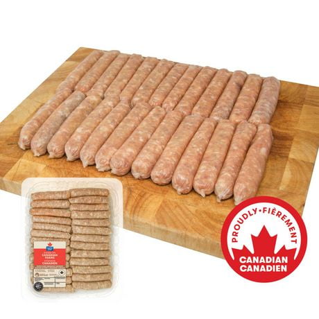 Maple Leaf Maple Pork Breakfast Sausage, 26 Sausages, Value Pack