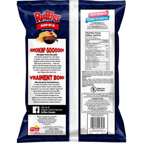 Ruffles Bar-B-Q Potato Chips | Walmart Canada