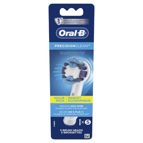 Oral-B Precision Clean Replacement Electric Toothbrush Head, 5 Count