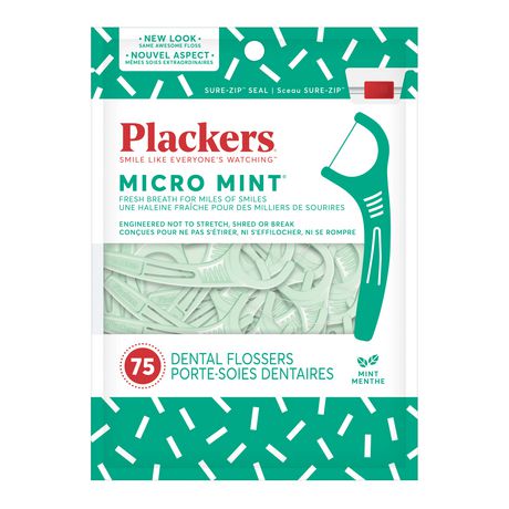 UPC 651080196048 product image for Plackers Micro Mint Dental Flossers | upcitemdb.com