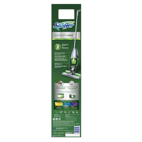 Swiffer Sweep + VAC Cordless Vacuum Kit (1 Rechargeable Vacuum Sweeper ...