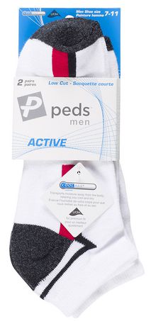 Peds Coolmax Men's 2 Pack ACTIVE Low Cut Socks | Walmart Canada