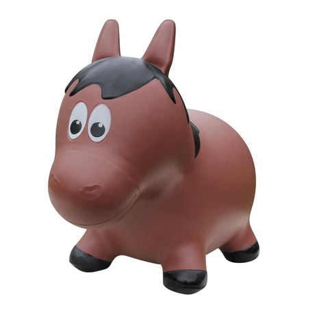 Farm Hoppers Animal Bouncers Horse, Brown 