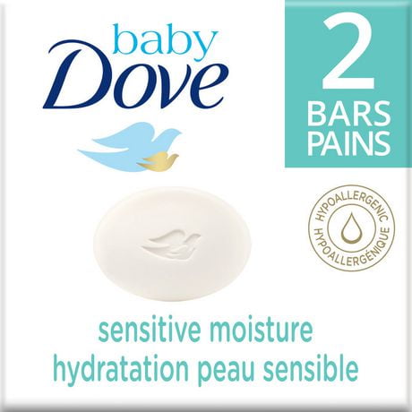 Pain Baby Dove Hydratation peau sensible 2x90g