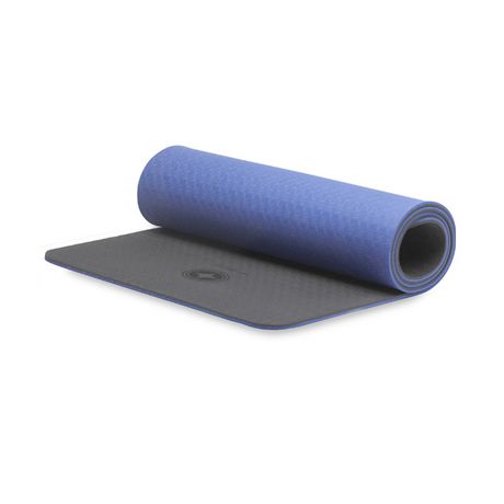 Stott Pilates Eco Deluxe Pilates Mat With Strap Blue Walmart