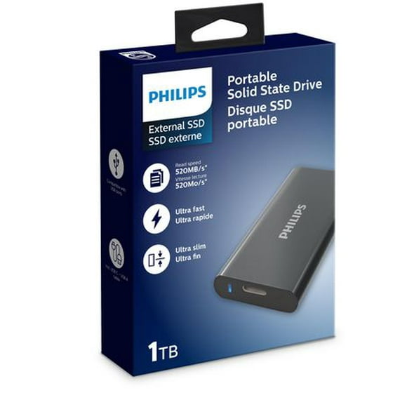 Philips 1TB External SSD Ultra Speed, Philips 1TB External SSD