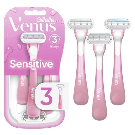 Rasoirs jetables Gillette Venus Sensible pour femmes paquet de 3