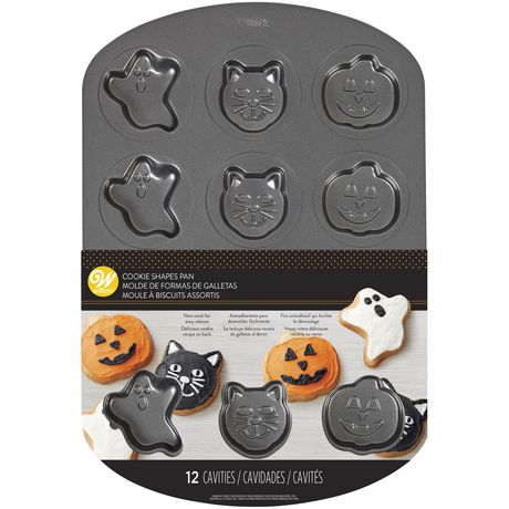 Moule pour biscuits d'Halloween antiadhésif Wilton, 12 cavités 