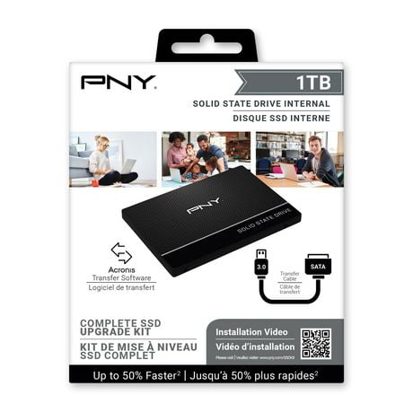 PNY Kit de mise à niveau CS900 1 TB SSD PNY CS900