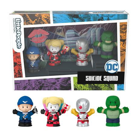 Fisher-Price – Little People Collector – Suicide Squad, 4 figurines