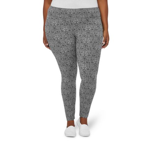 George Plus Women's Basic Printed Leggings | Walmart Canada